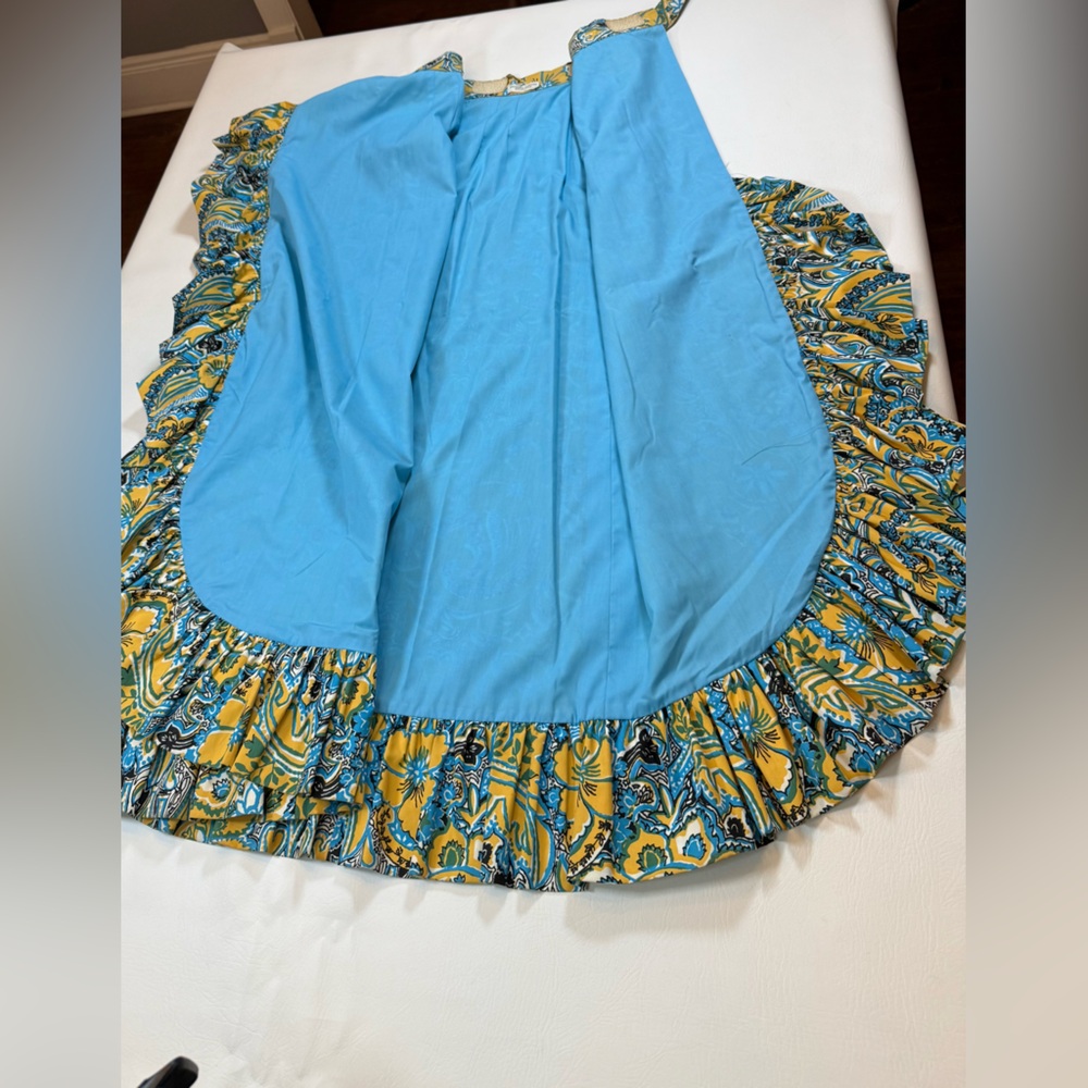 Vintage 1960’s Key West hand print fabrics skirt Lilly Pulitzer / Suzie Zuzek - Picture 4 of 11